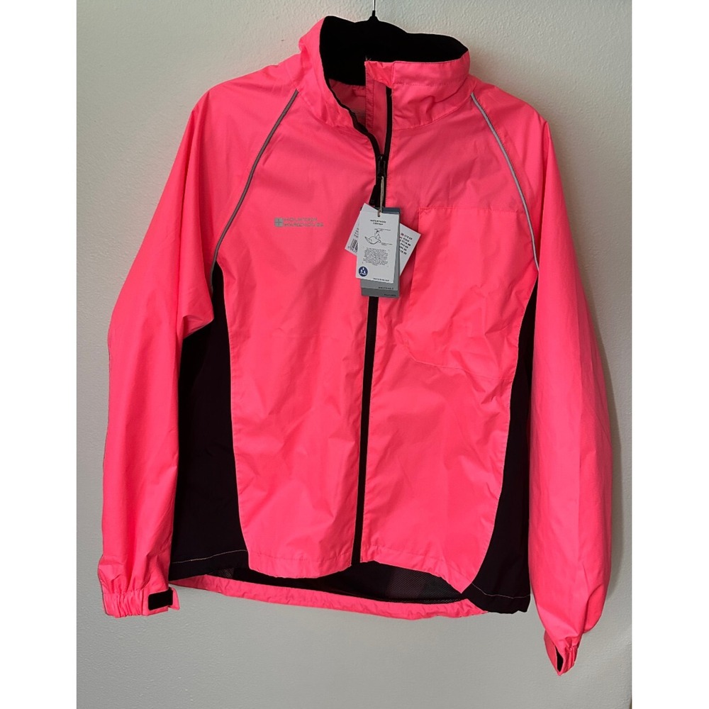 Mountain Warehouse Women's Adrenaline Waterproof Jacket Bright Pink Size 14 NWT